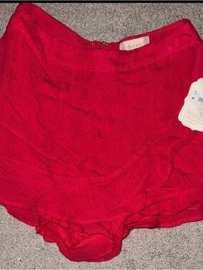NWT Altar'd State Cherry Red Mini Skirt